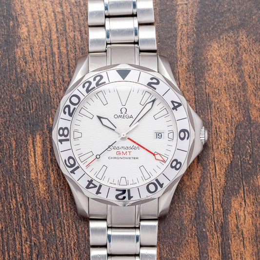 2003 Omega Seamaster GMT Auto ‘Great White’ 41mm 2538.20