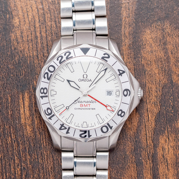 2003 Omega Seamaster GMT Auto ‘Great White’ 41mm 2538.20