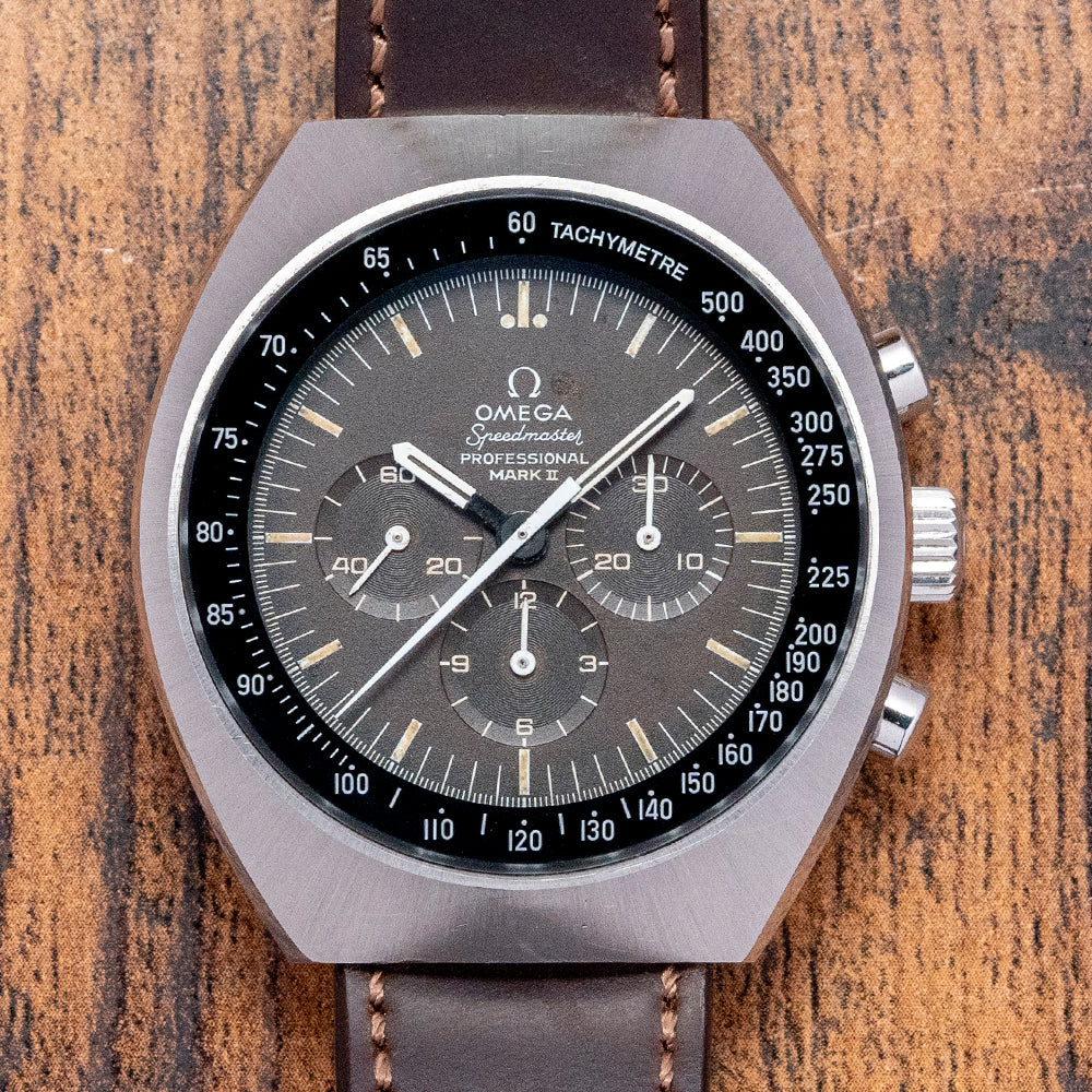 1970 Omega Speedmaster Mark II Tropical Brown Dial 145.014