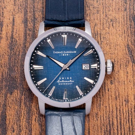 2024 Thomas Earnshaw Echelon Fumèe Blue Limited 40.5mm