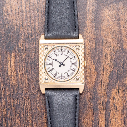 1987 Seiko 'Big Ben' Gold-Plated 25mm Quartz 5P30-6150