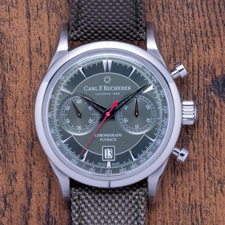 2022 Carl F. Bucherer Manero Flyback Chronograph Green