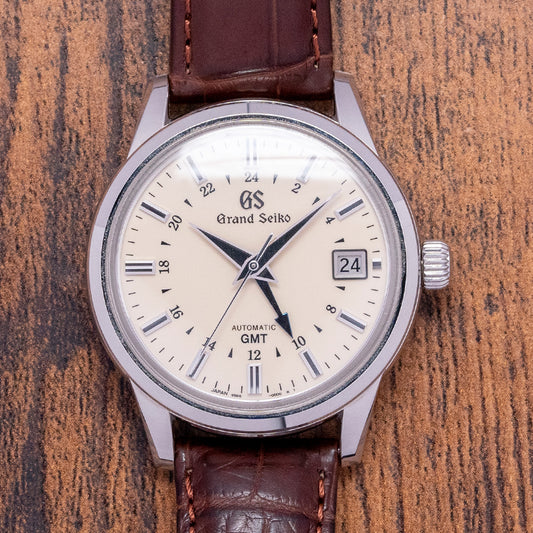 2023 Grand Seiko Elegance GMT Cream Dial 39.5mm SBGM221G