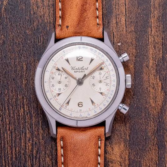 1950s Cortébert 'Sport' Chronograph 35mm Valjoux 23