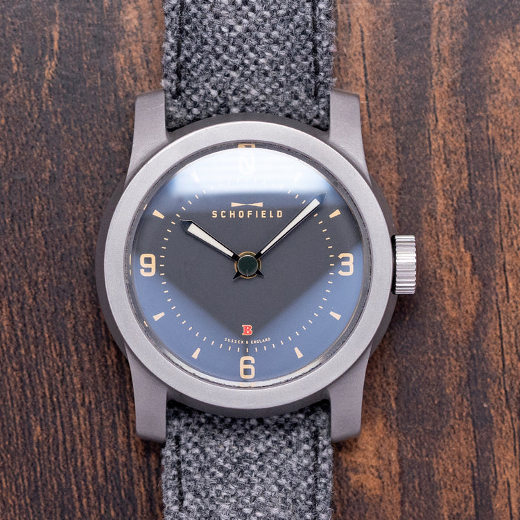 2017 Schofield Beater 1 Early Grey Enamel Dial Automatic 44mm