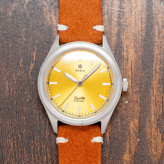2025 Radia Trinity Yellow Sunburst Dial Automatic 38.5mm