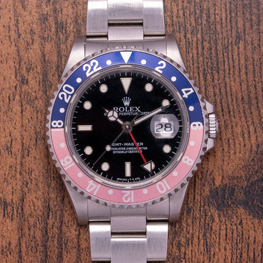1991 Rolex GMT-Master Faded "Pepsi" 16700 Tritium