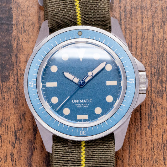 2020 Unimatic U1-MLM Massena Lab Blue Limited