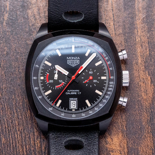 2020 TAG Heuer Monza Chronograph Black 42mm CR2080