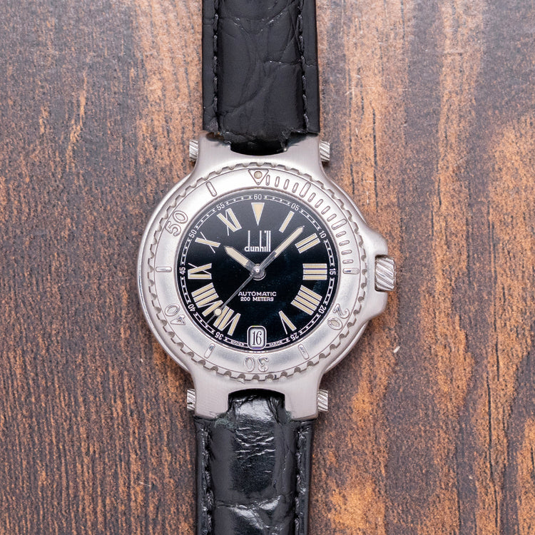 1990s Dunhill Automatic ETA 2824-2 Sports Watch 37mm