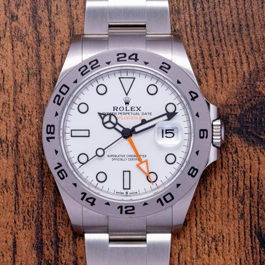 2022 Rolex Explorer II White Dial 42mm New Reference 226570
