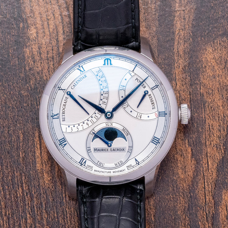 2018 Maurice Lacroix Masterpiece Moon Retrograde Calendar