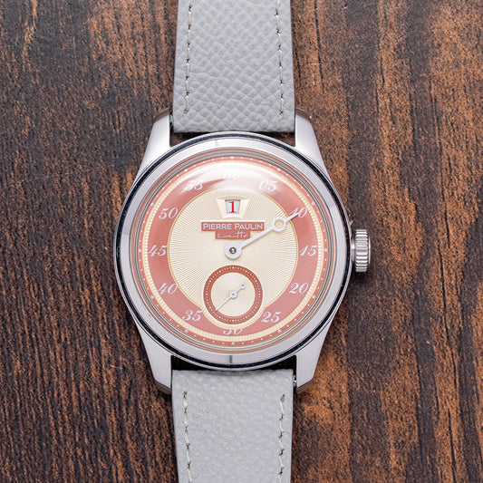 2025 Pierre Paulin Jumping Hour Automatic 'Beige Red' 38mm