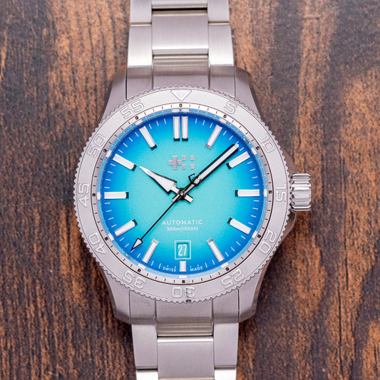 2024 Christopher Ward C60 Atoll 300 Reef Blue Automatic 40mm