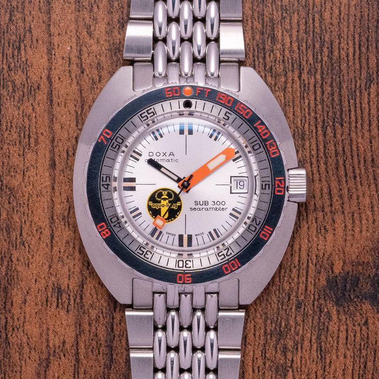 2018 Doxa SUB 300 Searambler Silver Lung Limited Edition