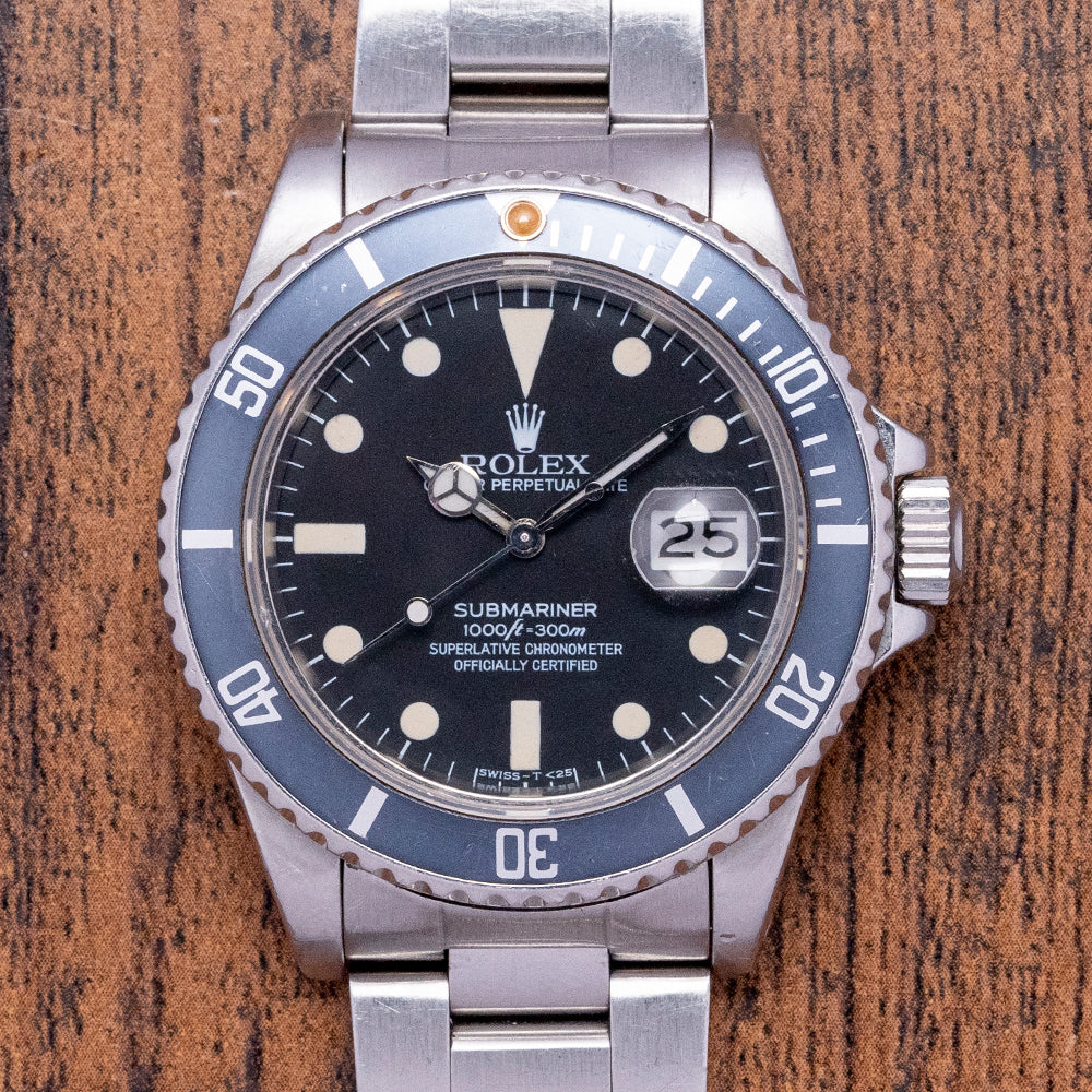 1984 Rolex Submariner Date 16800 Matte Dial Box & Papers