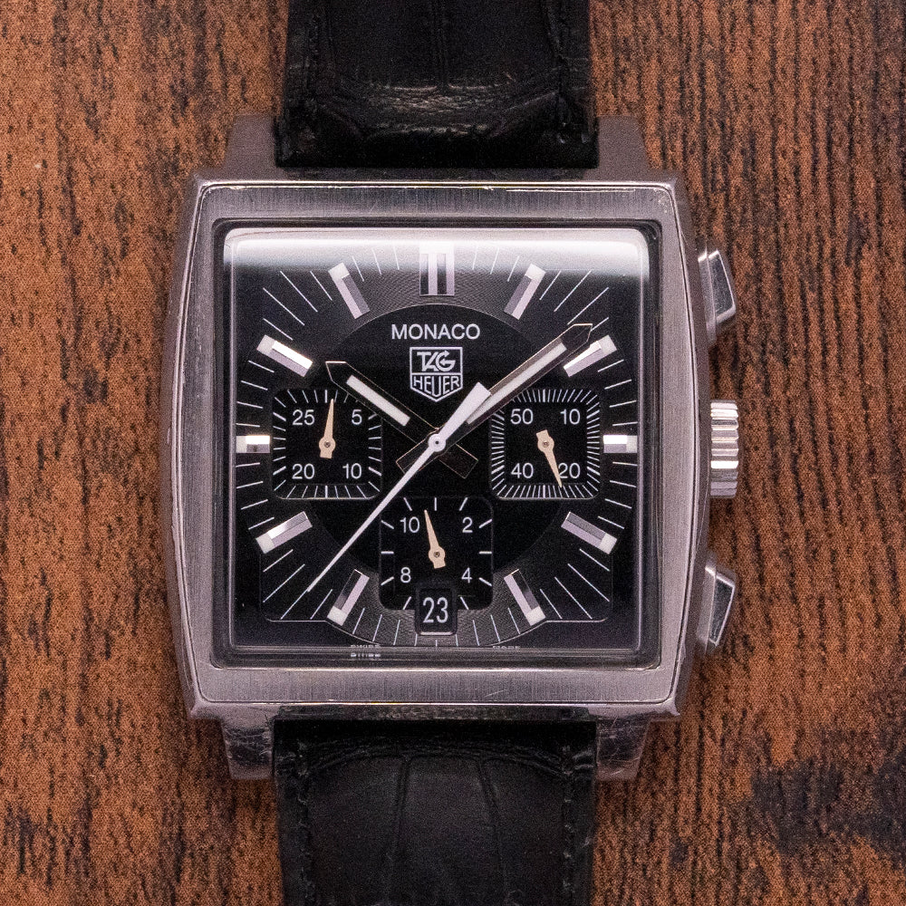 2004 TAG Heuer Monaco Black Automatic CW2110 0