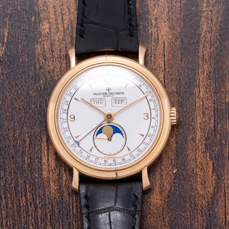 1990s Vacheron Constantin Triple Calendar Moonphase 18ct 35.5mm 37150