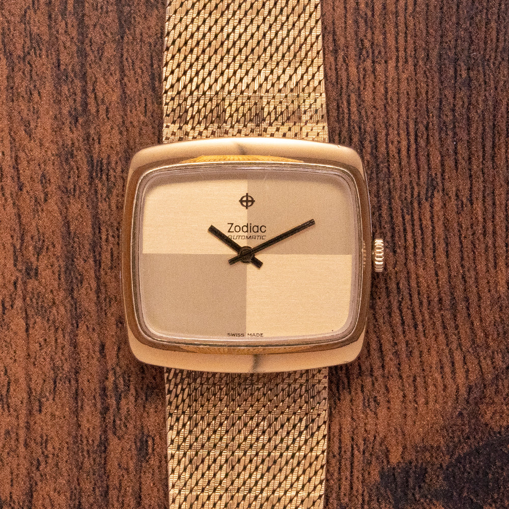 1970s Zodiac Automatic Gold-Plated 