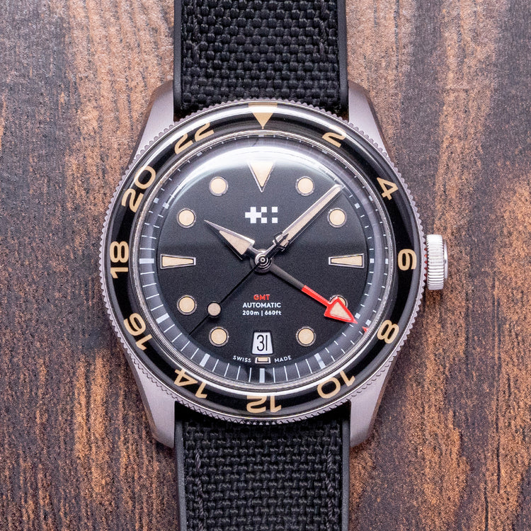 2022 Christopher Ward C65 Aquitaine GMT Black 41mm