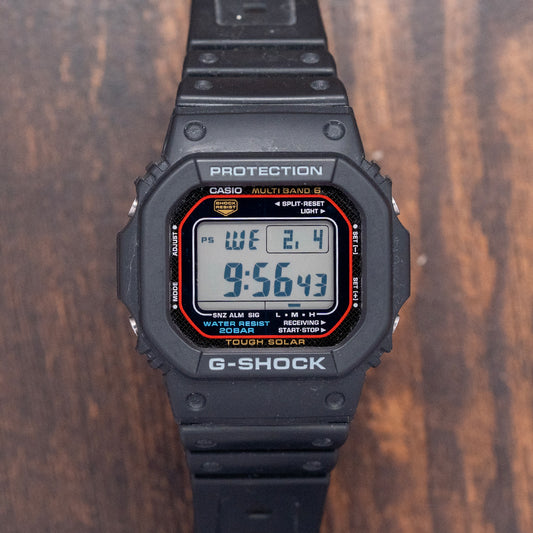 2025 Casio G-Shock Multi Band 6 Radio Controlled Black GW-M5610U-1ER
