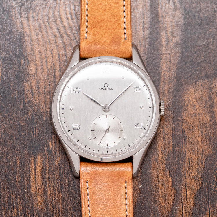 1947 Omega 'Jumbo' 38mm Manual Cal. 30T2 Silver Dial 2505-1