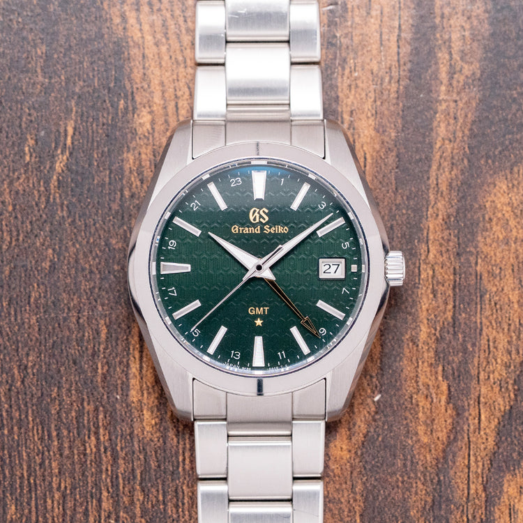 2018 Grand Seiko 9F GMT 25th Anniversary Green 40mm SBGN007