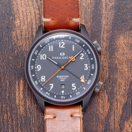 2016 Oak & Oscar Sandford GMT PVD Automatic 40mm