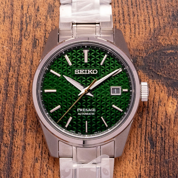 2023 Seiko Presage Sharp Edged Green SPB169J1