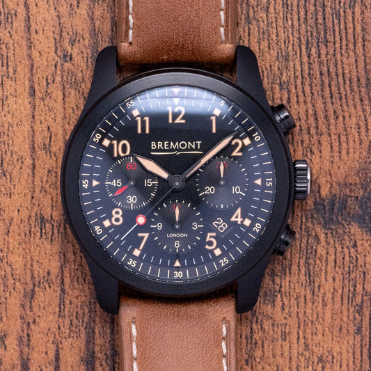 2021 Bremont Pilot Chronograph Black ALT1-P2 JET