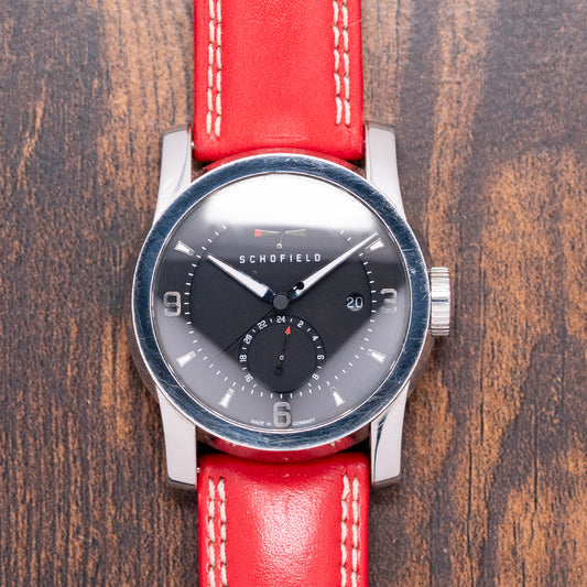 2015 Schofield Signalman GMT Polished Limited Edition 44mm
