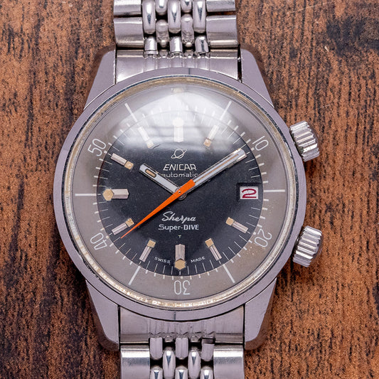 1960s Enicar Sherpa Super-Dive 39mm Automatic 144-35-02