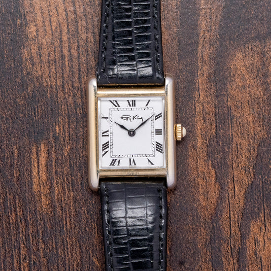 1977 Roy King 'Tank' Sterling Silver / Gold-Plated Mechanical 23x30.5m