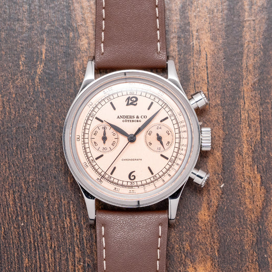 2025 Anders & Co AC1 Chronograph 'Rose' Dial 38mm