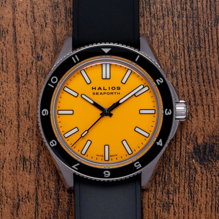 2023 Halios Seaforth IV Bahama Yellow 40mm Automatic