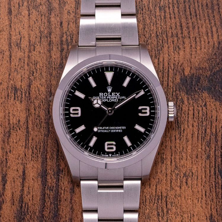 2021 Rolex Explorer 1 36mm 124270 Box & Papers