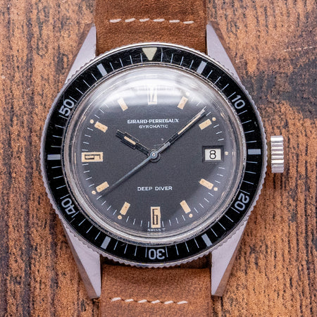 1960s Girard Perregaux Gyromatic Deep Diver 8867 V 39mm