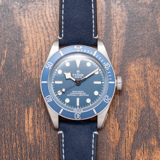 2026 Stickered Tudor Black Bay 58 Blue on Strap 39mm 79030B
