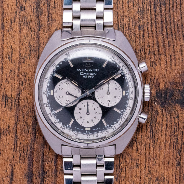 1970s Movado Datron HS 360 Sub Sea El Primero 37.5mm