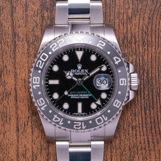 2015 Rolex GMT-Master II Black Discontinued 116710LN