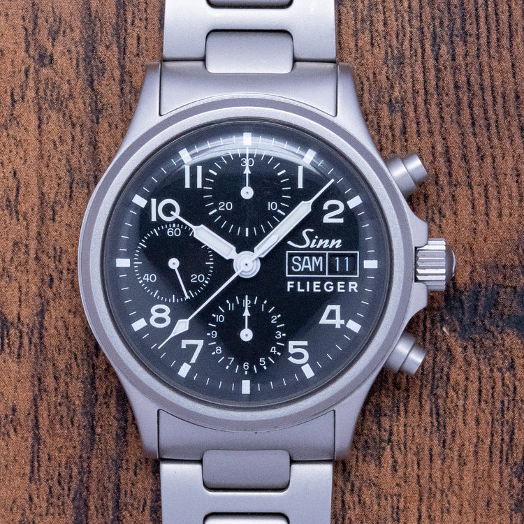 2019 Sinn 356 Sa Pilot Chronograph Bracelet 356.081