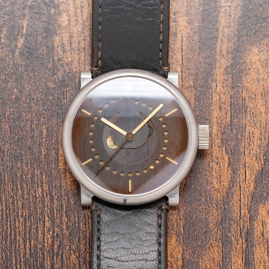 2013 Ochs und Junior Moonphase 39mm Titanium 'Patina'