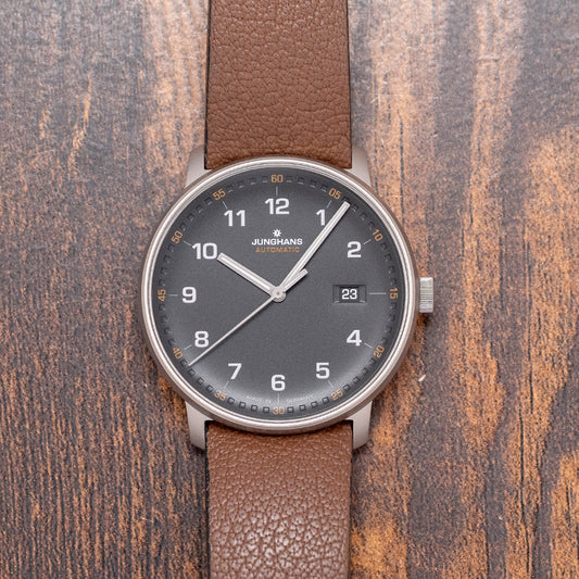 2022 Junghans 'Form A Titan' Black Dial 40mm 027/2002.00