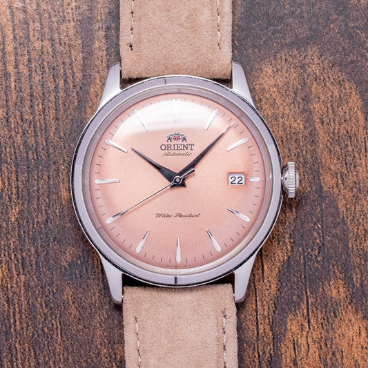 2024 Orient Bambino 'Version 7' Salmon Limited Edition 38.5mm
