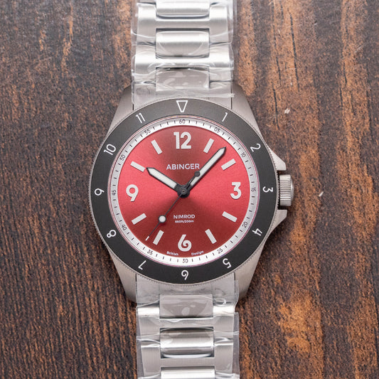 2026 Abinger NIMROD Red Dial Limited Edition 38.5mm