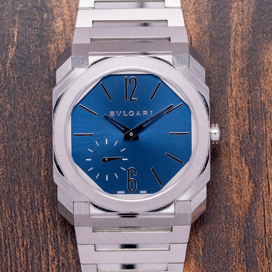 2022 Bulgari Octo Finissimo Blue Dial 40mm 103431