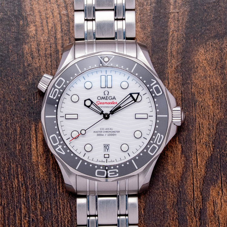 2019 Omega Seamaster Diver 300M 42mm White 210.30.42.20.04.001