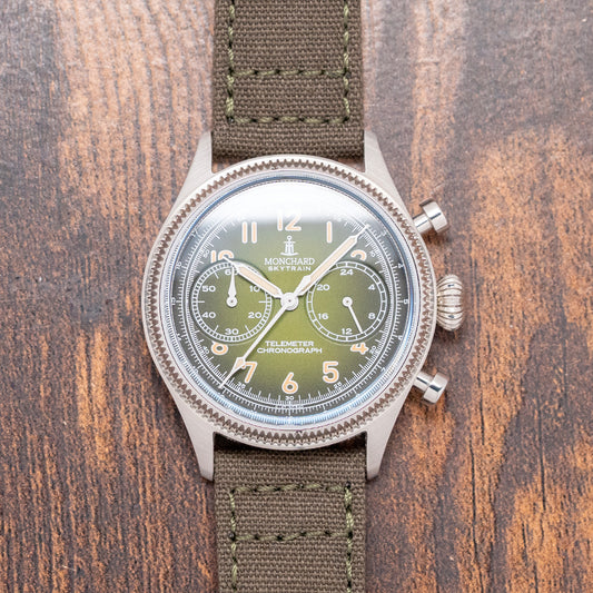 2026 Monchard Telemeter Chronograph Green 39mm