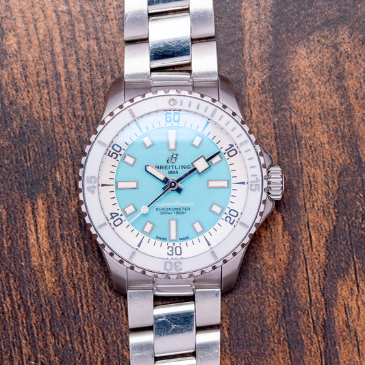 2023 Breitling Superocean Automatic 36mm Turquoise A17377