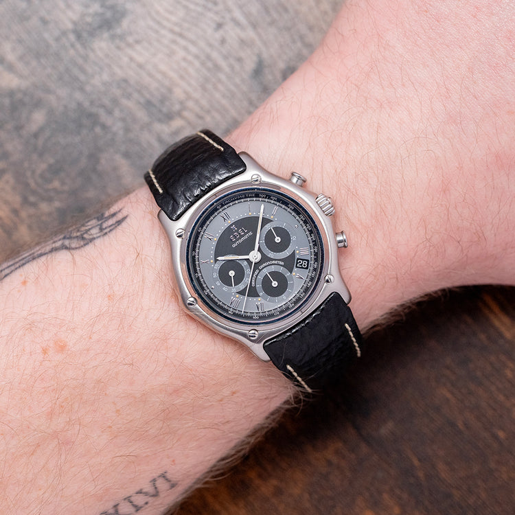 1996 Ebel Le Modulor Chronograph Automatic Black 9137241
